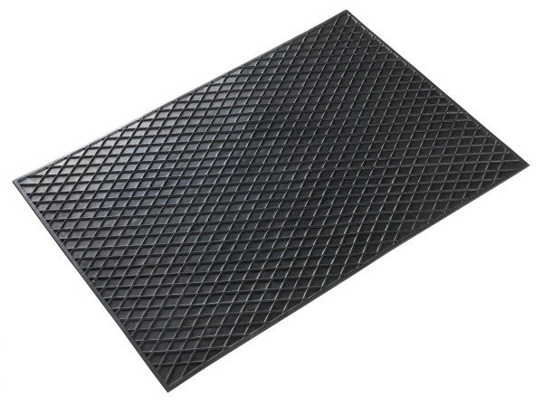Universal TPR Auto Gummimatten schwarz 70x49 cm, Anti Slip, rutschhemmende  Spikes, Auto Fußmatten, Schutzmatten