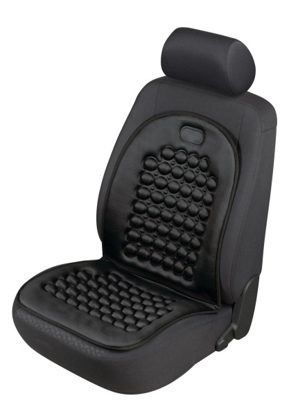sportliche Universal Polyester Auto Sitzauflage Magnet Noppi schwarz, 30 Grad waschbar, für alle PKW