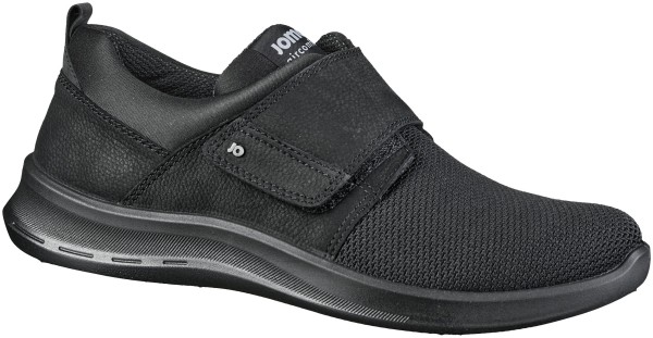 Jomos sportliche Herren Nubukleder Sneakers in schwarz, Climafutter, herausnehmbares Jomos Aircomfort Fußbett