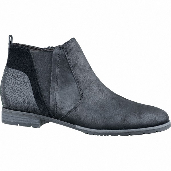 Soft Line cooel Damen Synthetik Boots schwarz, Extra Weite H, leichtes Kaltfutter, Soft Line Fußbett