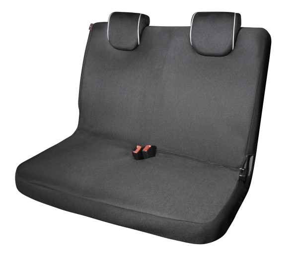 Serie Modulo ZIPP IT Polyester Autositzbezug Doppelbank schwarz mit Reißverschluss