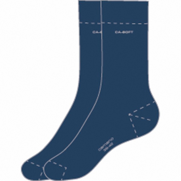 Camano Ca-Soft Socks unisex NOS blau, 2er Pack Damen, Herren Socken