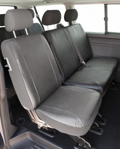 Passform Sitzbezüge für VW T5, passgenauer Kunstleder Sitzbezug
