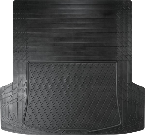 flexible Universal Kautschuk Kofferraum Wanne Safeguard NXT Gr. L 130x120 cm, individuell zuschneidbar, Anti Rutsch Beschichtung