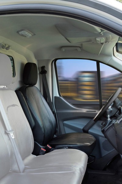 Passform Transporter Sitzbezüge für Ford Transit, passgenauer Sitzbezug Einzelsitz, Kunstleder, ab Bj. 05/2014