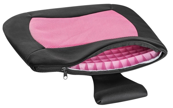 komfortables, weiches Anti Rutsch Sitzkissen Cool Touch pink, Temperatur regulierend, für Auto, Büro, Freizeit