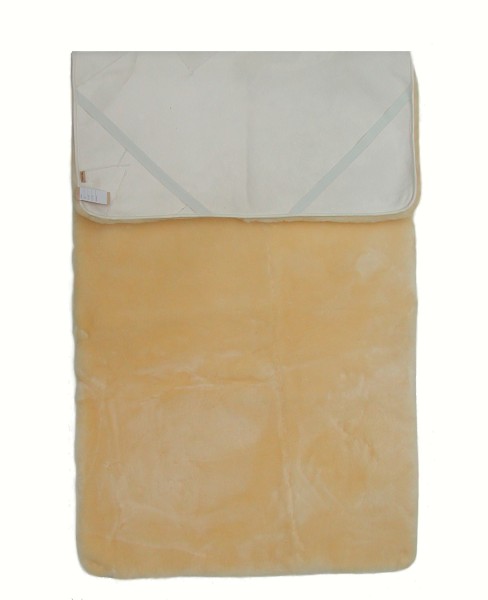 superweiche Lammfell Betteinlagen mit Spanngummi medizinisch gegerbt, 200x100 cm, 30 mm geschoren