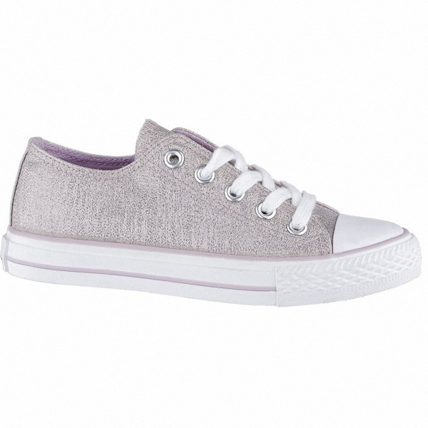 Canadians coole Mädchen Glamour Synthetik Sneakers Low pink, weiches Fußbett