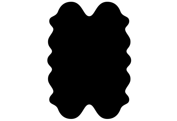 exklusive Lammfell Fellteppiche schwarz gefärbt, 4 Einzelfelle, waschbar, Haarlänge ca. 70 mm, ca. 185x125 cm