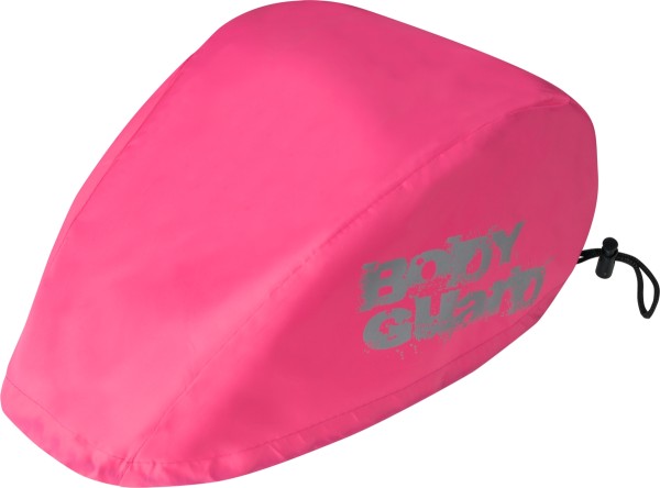 SAFETY MAKER Fahrradhelm Regenschutz pink wasserdicht, reflektierend, erhöht die Sicherheit
