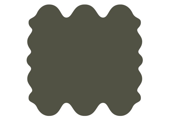 exklusive Lammfell Fellteppiche dunkelgrün gefärbt, 6 Einzelfelle, waschbar, Haarlänge ca. 70 mm, ca. 185x180 cm