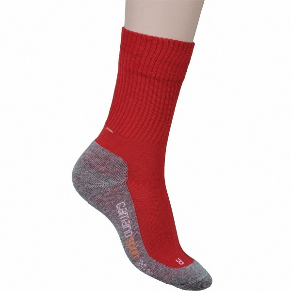 Camano Children Sport Socks NOS rot, 2er Pack Socken, Komfortbund ohne Gummidruck
