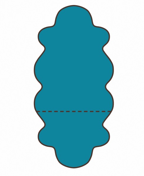 australische Lammfelle aus 1,5 Fellen petrol gefärbt, vollwollig, 30 Grad waschbar, ca. 140x68 cm, Haarlänge ca. 70 mm