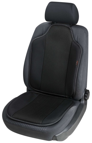 High Tec Universal Auto Sitzauflage Spacer schwarz, 3D Spacer Füllung, 30 Grad waschbar, alle PKW