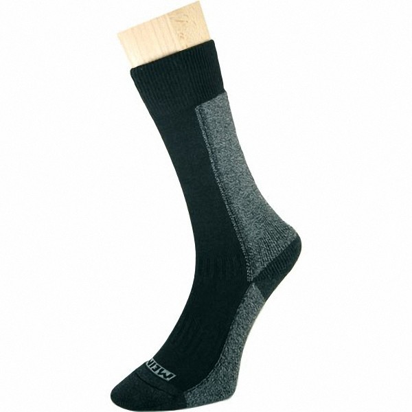 Meindl Damen, Herren Trekking Socken schwarz, Cool Max mit Baumwolle