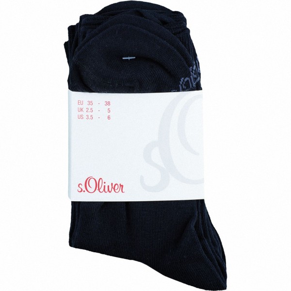Classic black Herren Pack 4er Socken NOS Damen, Unisex, s.Oliver