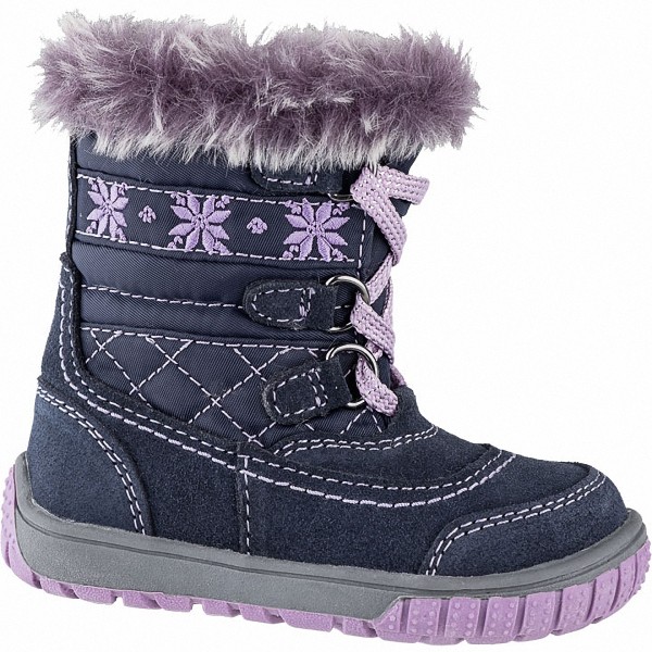 Lurchi Jalpy modischer Mädchen Winter Synthetik Tex Boots navy, Warmfutter, warmes Fußbett