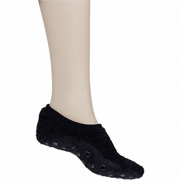 Camano Damen Cosy Sneaker ABS black, Doppelpack Socken, perfekt als Hausschuh Ersatz