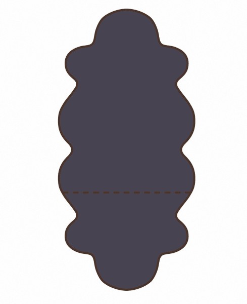 australische Lammfelle aus 1,5 Fellen indigo gefärbt, vollwollig, 30 Grad waschbar, ca. 140x68 cm, Haarlänge ca. 70 mm
