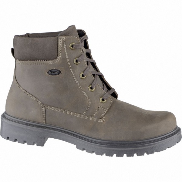 Jomos Herren Leder Winter Boots choco, Extra Weite, 14 cm Schaft, Lammfellfutter, warmes Fußbett