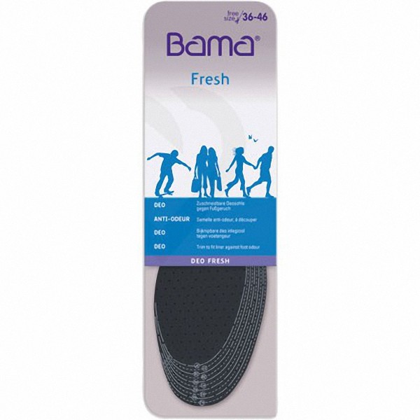 Bama Deo Fresh Damen, Herren Deosohle für frische Füße, reduziert Fußgeruch, Größe 36-46
