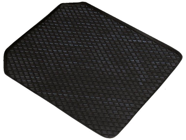 Universal Auto Gummimatten Randwaben schwarz vorn 53x41 cm, Anti Slip,  rutschhemmende Spikes, Auto Fußmatten, Schutzmatten